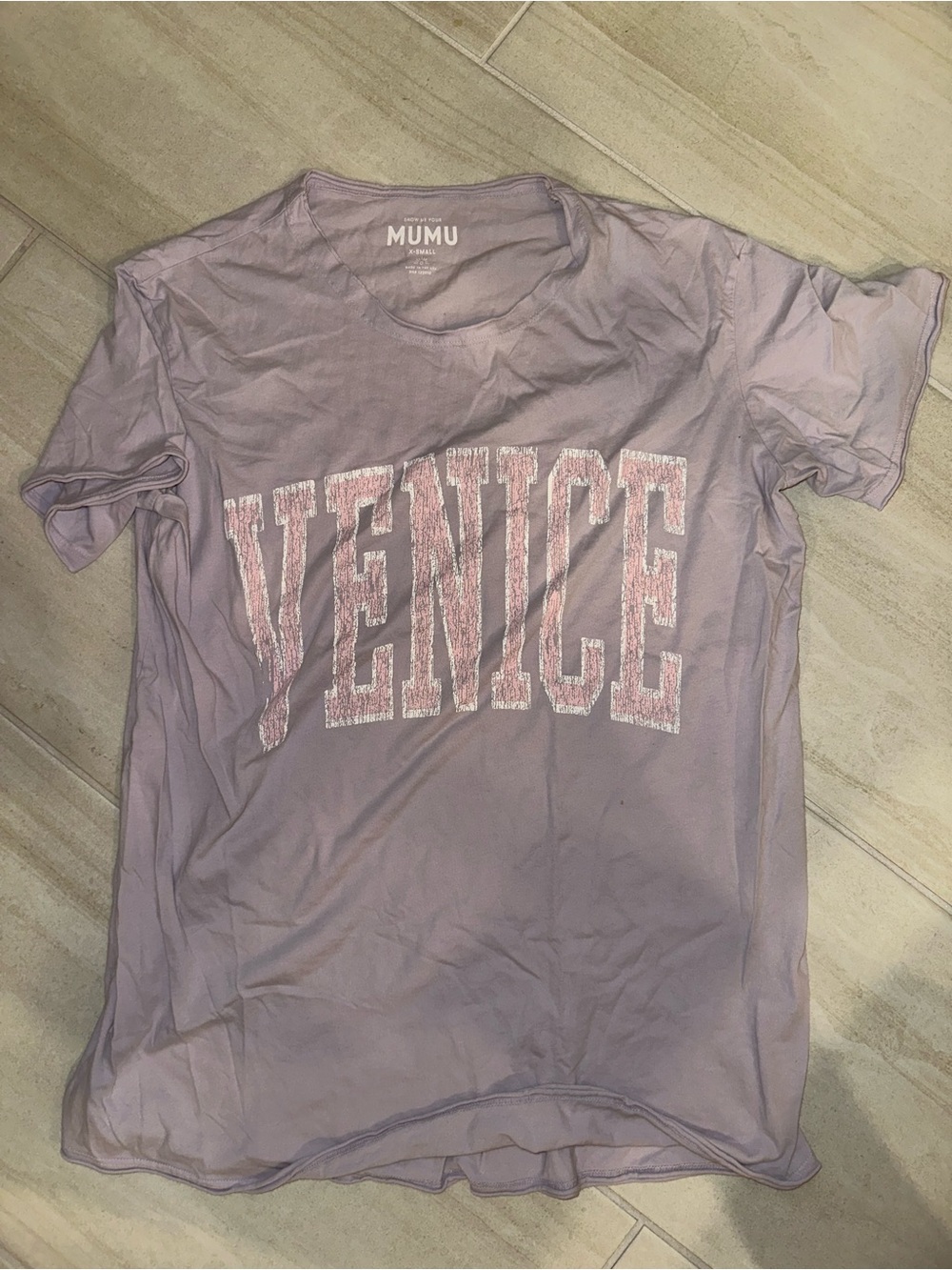 Show Me Your MuMu Lavender Logo Tee